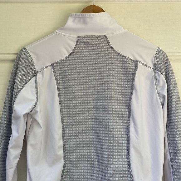 Mondetta white gray athletic long sleeve top M - Picture 2 of 6